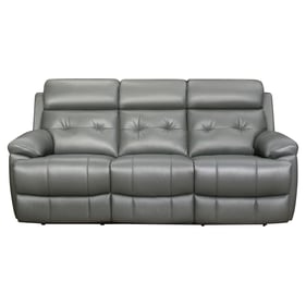 Home Elegance Lambent Gray Double Reclining Sofa