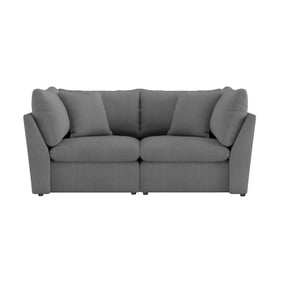 Home Elegance Howerton Gray Fabric Loveseat