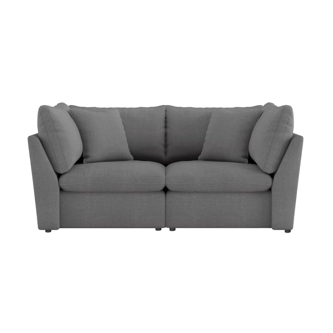 Home Elegance Howerton Gray Fabric Loveseat HE-9544GY-2CR