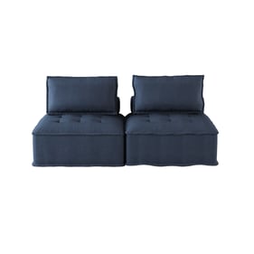 Home Elegance Ulrich Blue Loveseat