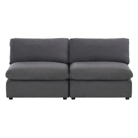 Home Elegance Guthrie Gray Armless Loveseat