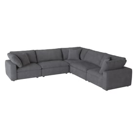 Home Elegance Guthrie Gray 5pc Modular Sectional