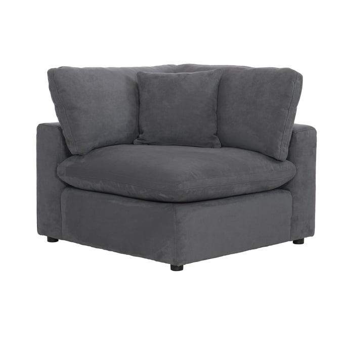 Home Elegance Guthrie Gray Corner Seat HE-9546GY-CR