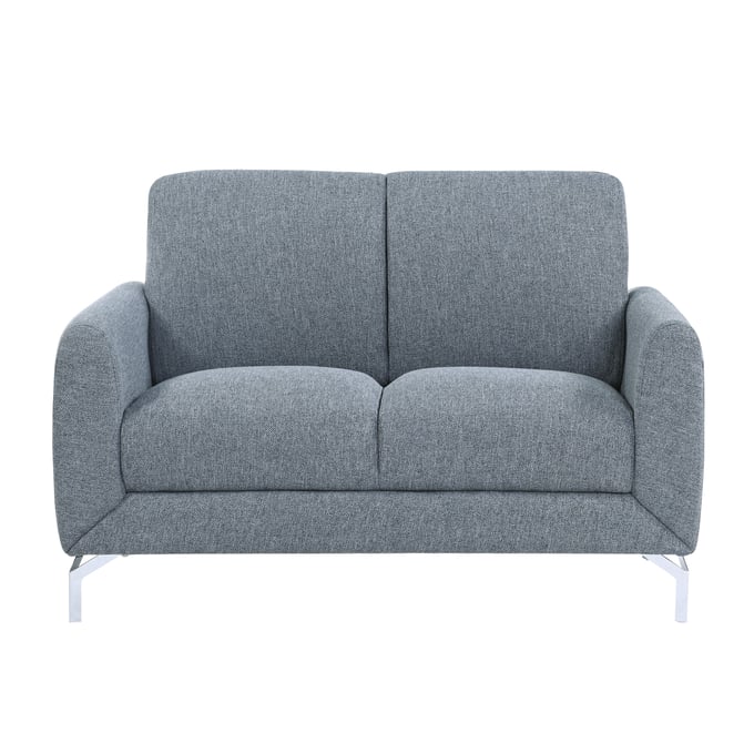 Home Elegance Venture Blue Loveseat HE-9594BUE-2