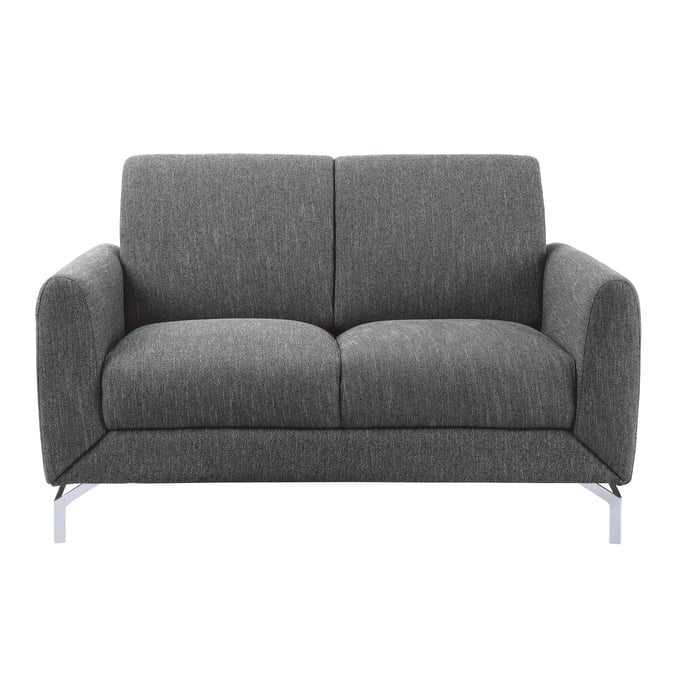 Home Elegance Venture Gray Love Seat HE-9594DGY-2