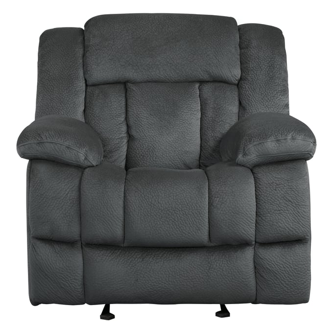 Home Elegance Laurelton Gray Glider Reclining Chair HE-9636CC-1