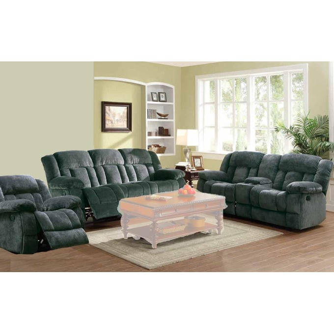 Home Elegance Laurelton Gray 3pc Living Room Set HE-9636-LR-S