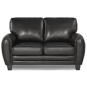 Home Elegance Rubin Black Love Seat