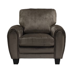 Home Elegance Rubin Brown Microfiber Chair