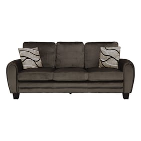 Home Elegance Rubin Brown Microfiber Sofa