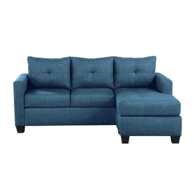 Home Elegance Phelps Blue Reversible Sofa Chaise