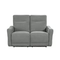 Power Double Lay Flat Reclining Love Seat with Power Headrests and USB Ports