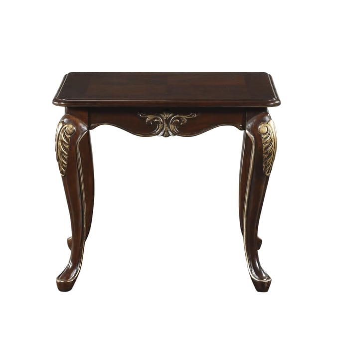 Home Elegance Croydon Cherry Brown End Table HE-9815-04