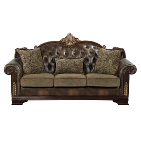 Home Elegance Croydon Brown Sofa