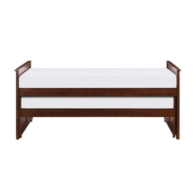 Home Elegance Rowe Cherry Twin Over Twin Bed