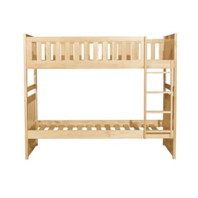 Home Elegance Bartly Natural Twin Over Twin Bunk Bed