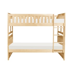 Home Elegance Bartly Natural Full Over Full Bunk Bed