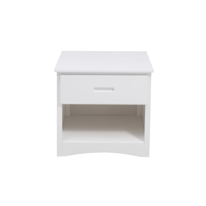 Home Elegance Galen White Night Stand HE-B2053W-4