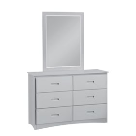 Home Elegance Orion Gray Dresser and Mirror