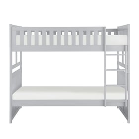 Home Elegance Orion Gray Full Over Full Bunk Bed