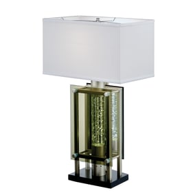 Home Elegance Aura Gold Silver Champagne Table Lamp