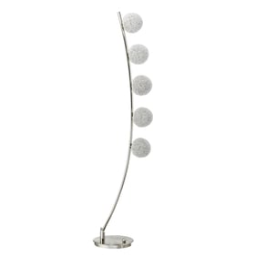 Home Elegance Inara Gold Silver Champagne Floor Lamp