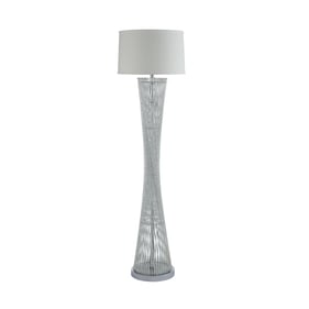 Home Elegance Crocus Gold Silver Champagne Floor Lamp