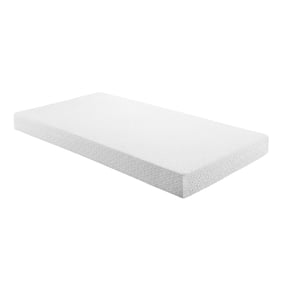 Home Elegance Altair White 6 Inch Twin Gel Infused Memory Foam Mattress