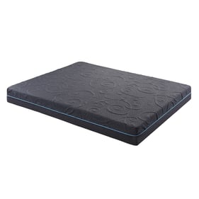 Home Elegance Mira Dark Gray 8 Inch Queen Gel Infused Memory Foam Hybrid Ma...