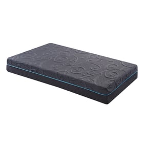 Home Elegance Mira Dark Gray 8 Inch Twin Gel Infused Memory Foam Hybrid Mat...