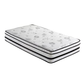 Home Elegance Vela White 12 Inch Twin Hybrid Mattress