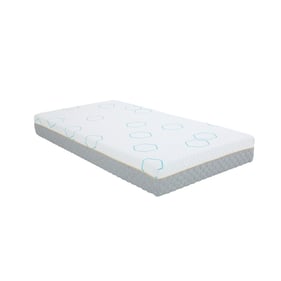 Home Elegance Lyra Gray 8 Inch Twin Copper Infused Memory Foam Mattress