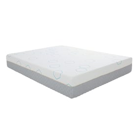 Home Elegance Lyra Gray 10 Inch King Copper Infused Memory Foam Mattress