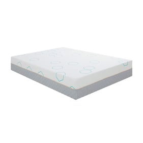 Home Elegance Lyra Gray 10 Inch Full Copper Infused Memory Foam Mattress