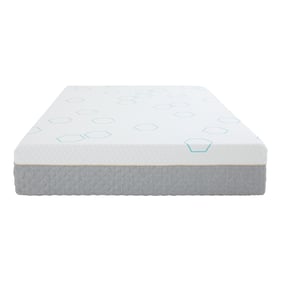 Home Elegance Lyra Gray 12 Inch King Copper Infused Memory Foam Mattress