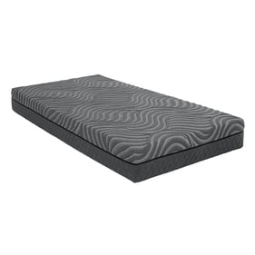 Home Elegance Taurus Gray 8 Inch Twin Copper Infused Memory Foam Hybrid Mat...