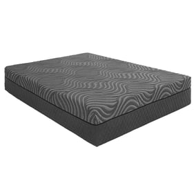 Home Elegance Taurus Gray 14 Inch King Copper Infused Memory Foam Hybrid Ma...