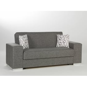 BELLONA USA Kobe Gray Fabric Loveseat