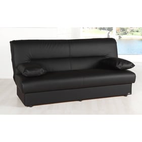 BELLONA USA Regata Escudo Black Leatherette Sofa