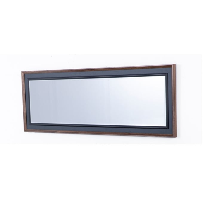 BELLONA USA Alegro Light Walnut Anthracite Buffet Mirror HGM-20-ALE-BUFFET-MIRROR