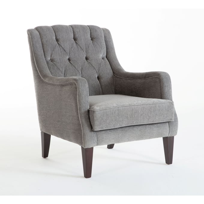 BELLONA USA Pearle Grey Accent Armchair HGM-15-PEA-202502-01-0