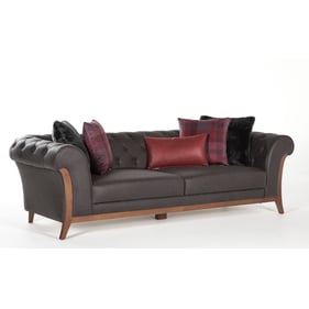 BELLONA USA Alegro Royal Anthracite 3 Seat Sleeper Sofa