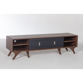 BELLONA USA Alegro Light Walnut Anthracite TV Stand