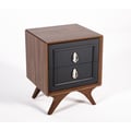 ALEGRO NIGHTSTAND (LIGHT WALNUT /ANTHRACITE)