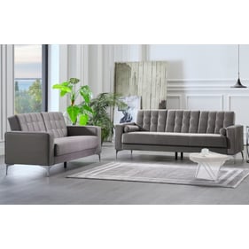 BELLONA USA Hemera Vika Grey 2pc Living Room Set