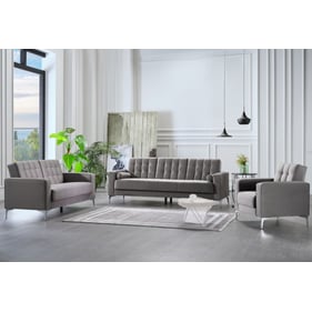 BELLONA USA Hemera Vika Grey 3pc Living Room Set