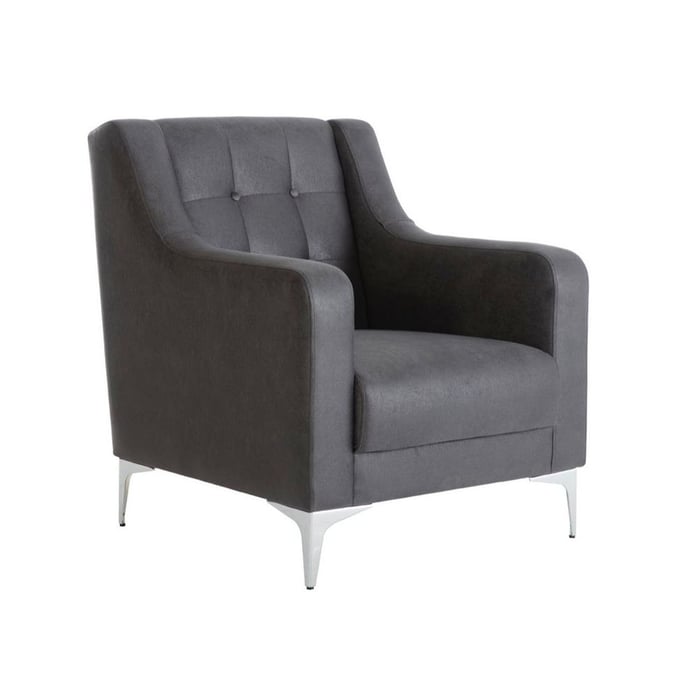 BELLONA USA Livia Melson Dark Grey Armchair HGM-15-LIV-201641-01-0