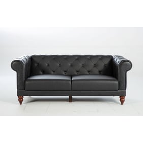 BELLONA USA Muse Grey PU Loveseat