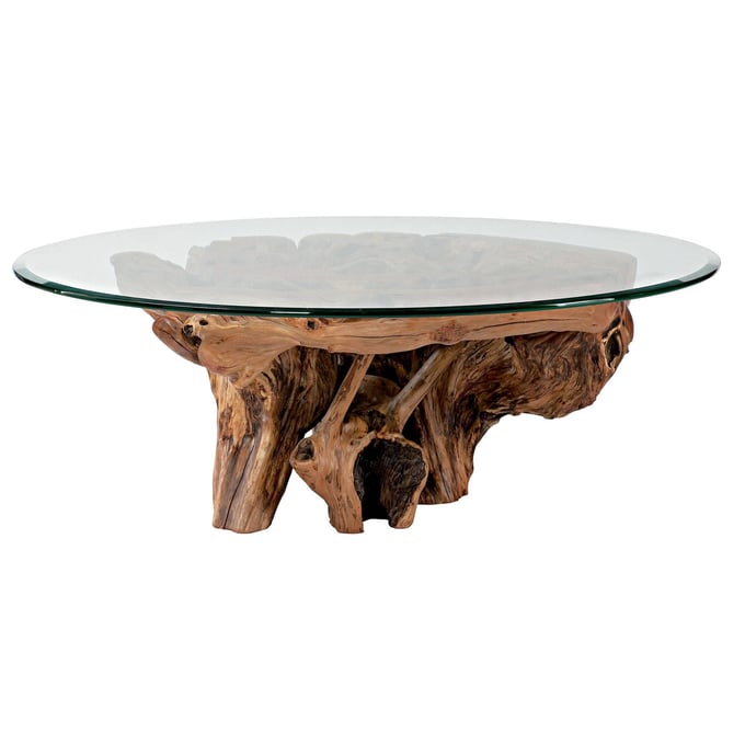 Hammary Hidden Treasures Natural Root Ball Cocktail Table HAM-090-555R