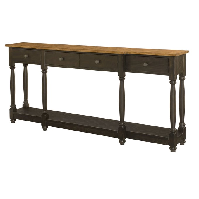 Hammary Hidden Treasures Black Oak Drawer Console HAM-090-640